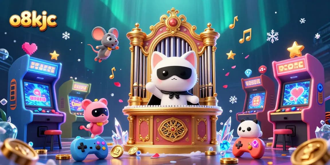 Experience exciting wins with o8kjc as charming characters animate a vibrant casino scene filled with vibrant game elements.