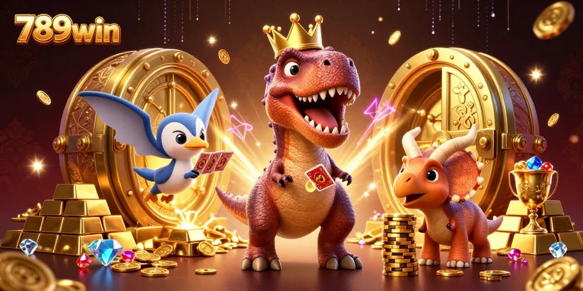 Experience thrilling gameplay at 789win with vibrant characters and lavish casino elements.