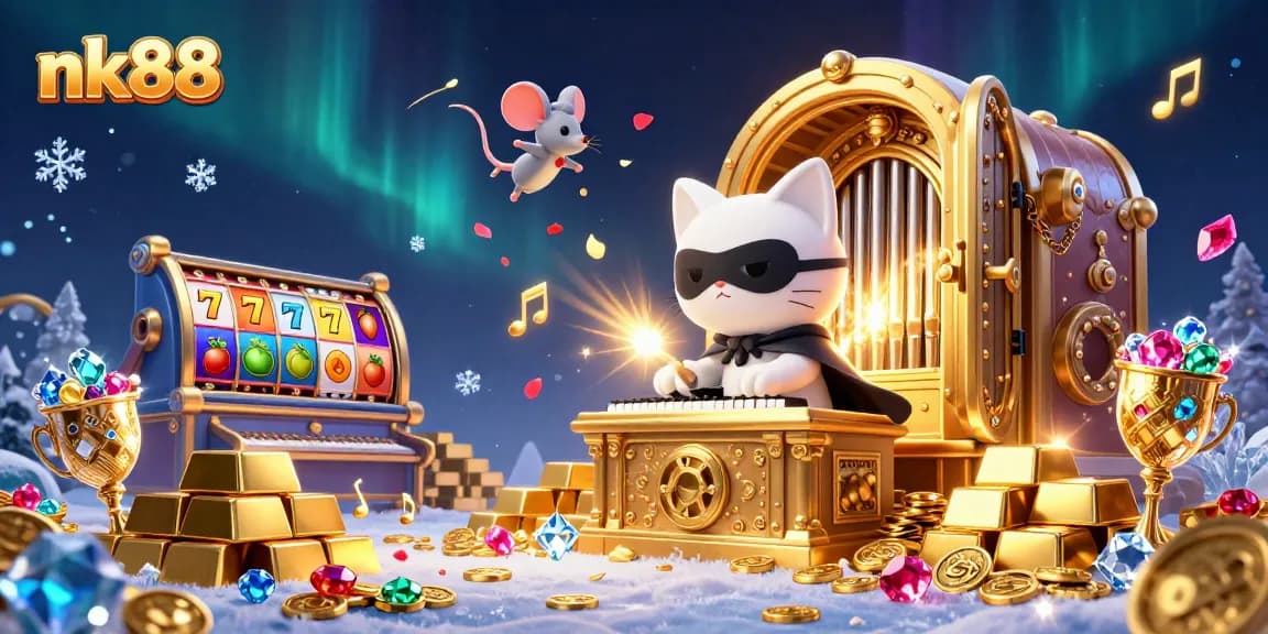 Engage with nk88 and spin vibrant slot reels in a magical casino scene