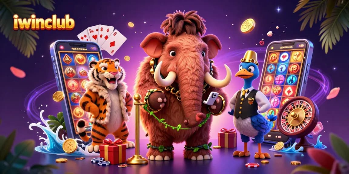 Join the excitement of iwinclub with vibrant characters and engaging slot game elements.