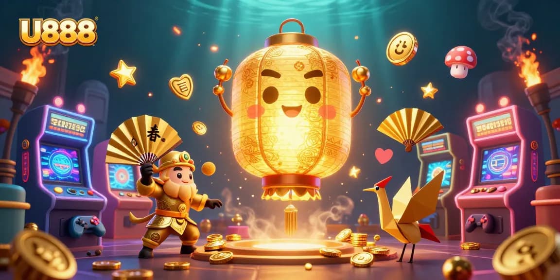 Experience the vibrant spirit of U888 casino, featuring dynamic characters and engaging game elements.