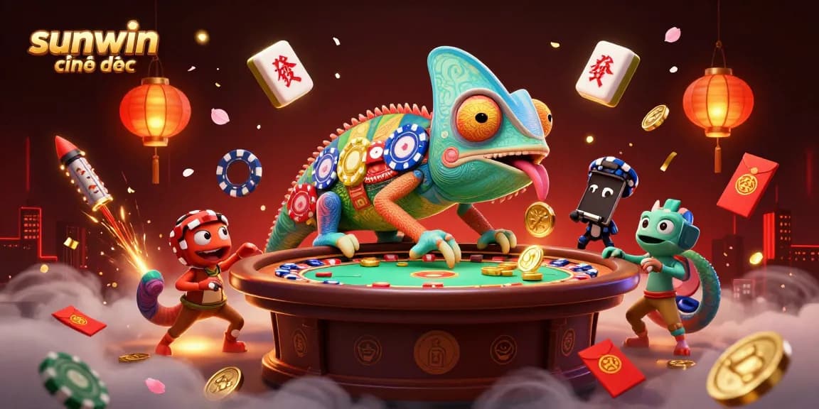 Experience winning strategies and excitement at sunwin chính thức with our thrilling casino illustration.