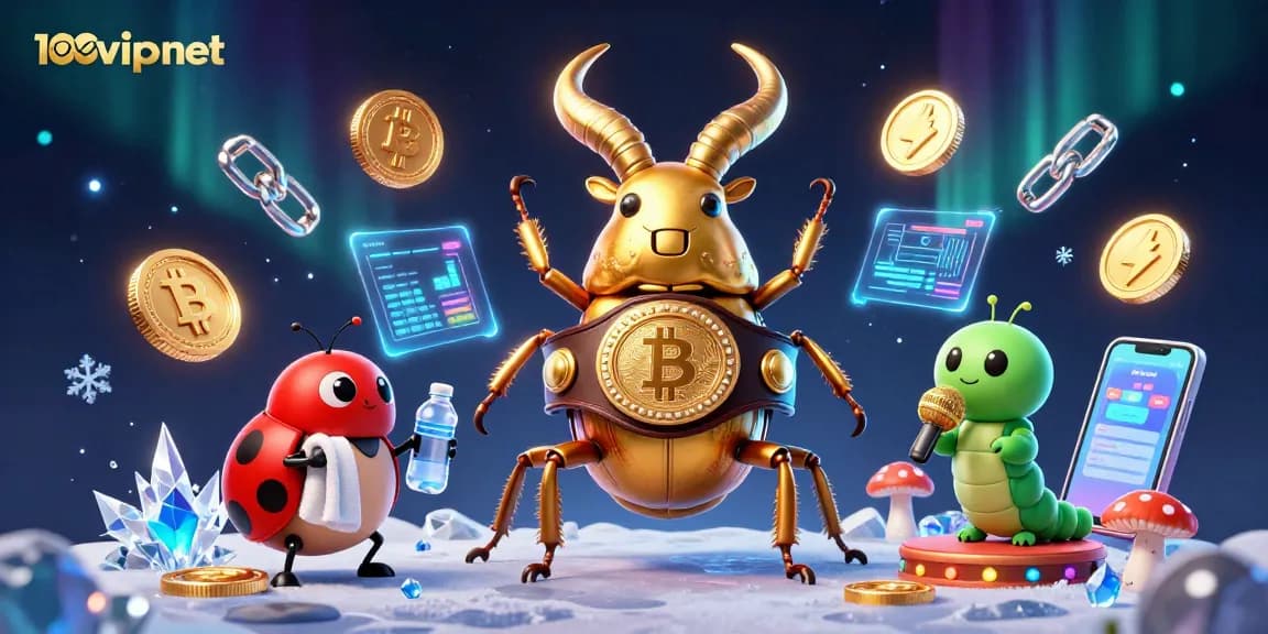 Bet on exciting outcomes with 100vipnet: glowing beetle in boxing gear electrifies the crypto casino!