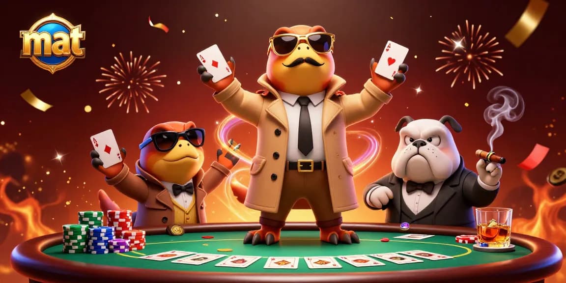 Engaging scene of raptors in a coat entering a casino lounge full of poker chips showcasing mat.
