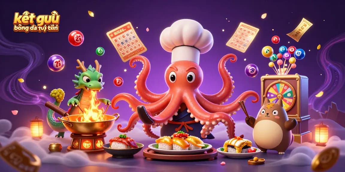 Experience exciting kết quả bóng đá trực tuyến in a lively scene with sports-themed characters and dynamic game elements.