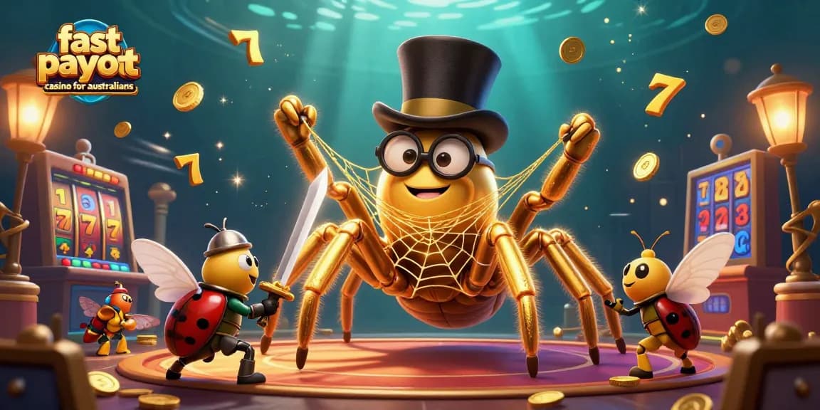 Experience the excitement of a fast payout casino for australians with engaging characters and vibrant motifs.