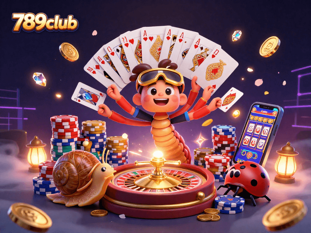 Experience thrilling gaming at 789club with a vibrant casino scene showcasing exciting elements.