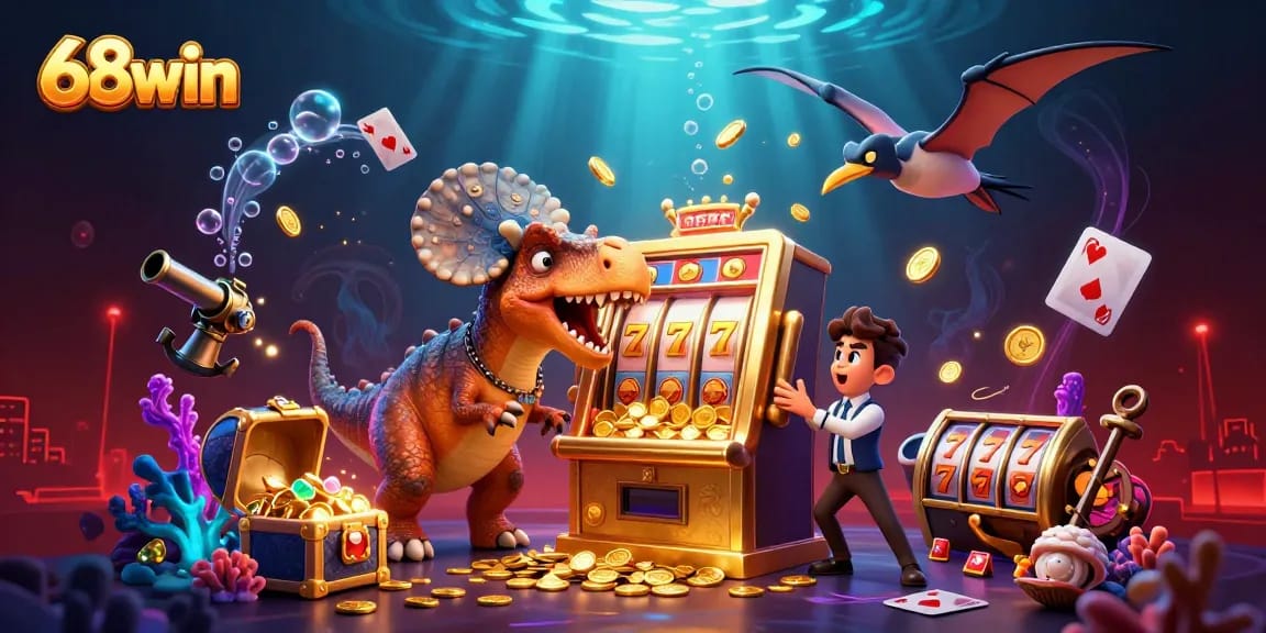 Experience thrilling wins with the 68win jackpot, featuring exciting characters and dynamic gaming elements.