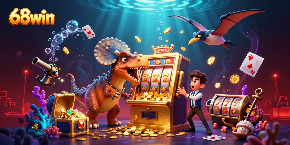 Experience thrilling wins with the 68win jackpot, featuring exciting characters and dynamic gaming elements.