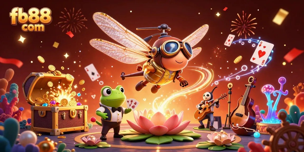 Experience excitement at fb88 com with a lively casino scene featuring entertaining characters and dynamic gameplay.
