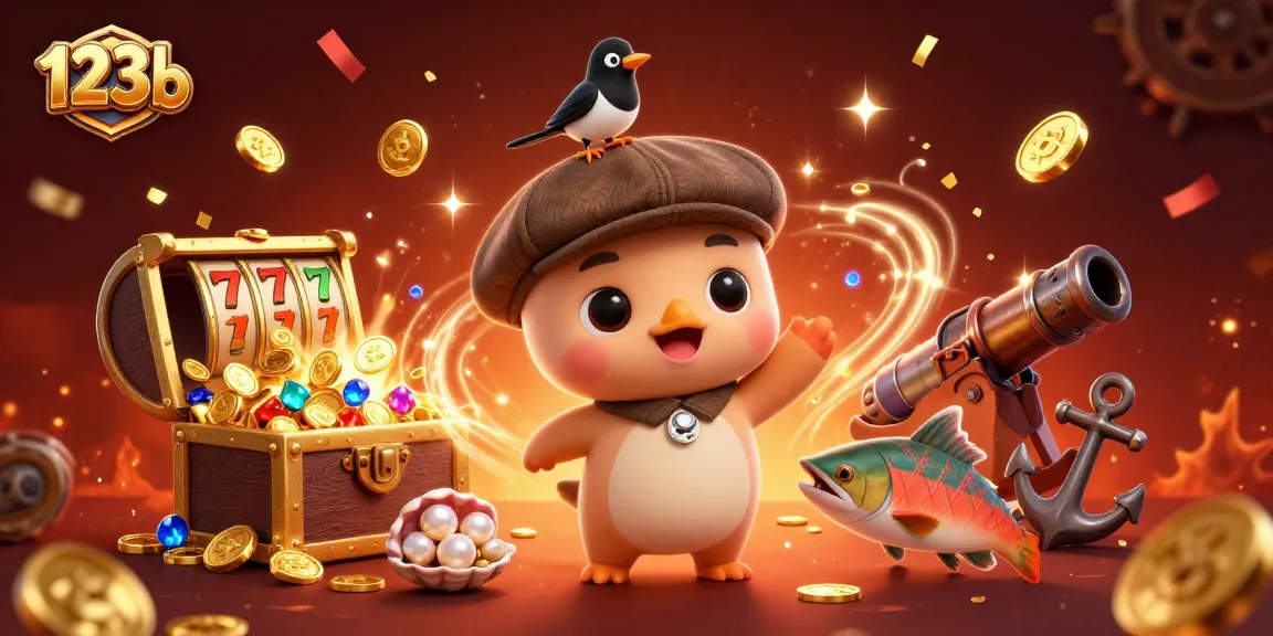 Engage in exciting wins at 123b with vibrant underwater treasures, playful characters, and dynamic casino elements.