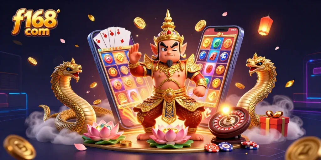 Spin and win at f168 com with vibrant slot games and friendly guardians welcoming players!